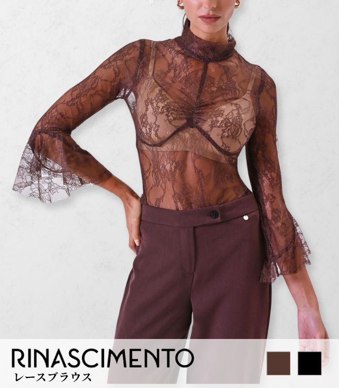 【Rinascimento】レースブラウス★ITRIN125259