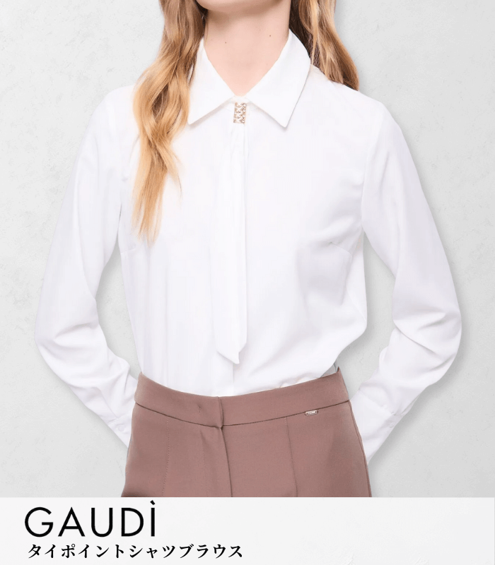 【SALE】【GAUDI】タイポイントシャツブラウス■IT521FD45008