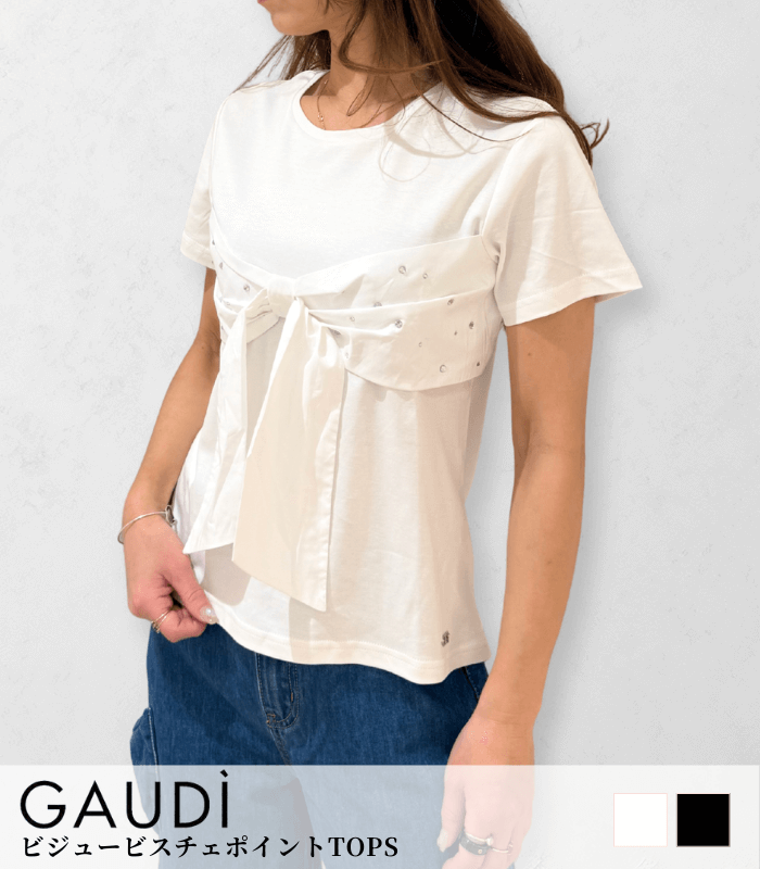 【GAUDI】ビジュービスチェポイントTOPS★IT611BD64014