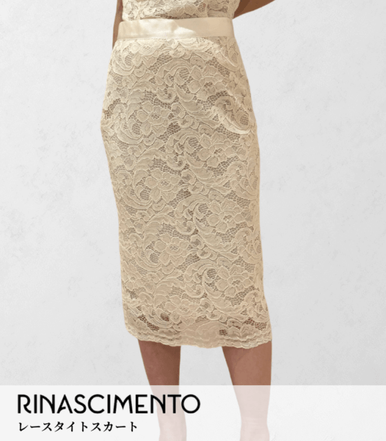 【RINASCIMENTO】レースタイトスカート★ITRIN20251