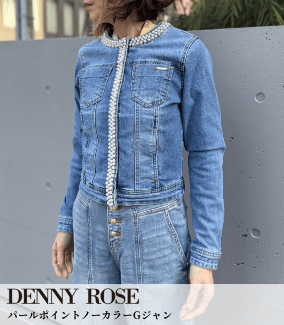 【DENNY ROSE】パールポイントノーカラーGジャン★IT611ND36002