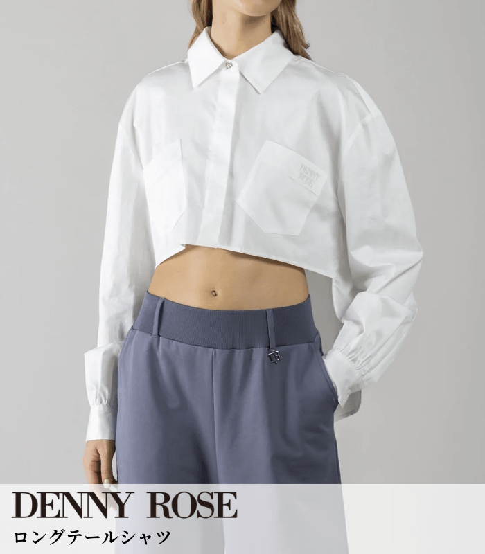 【DENNY ROSE】ロングテールシャツ★IT611DD45014