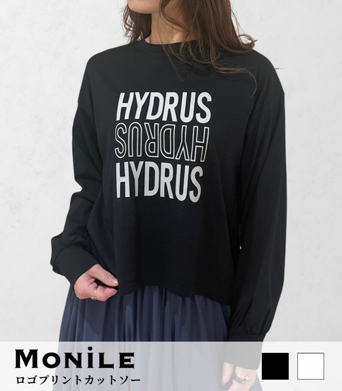 【MoNiLE】ロゴプリントカットソー★IT002856