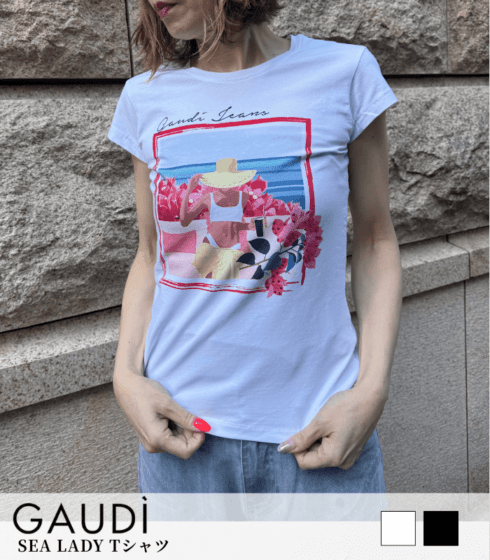 【GAUDI】SEA LADY Tシャツ★☆IT611BD64065