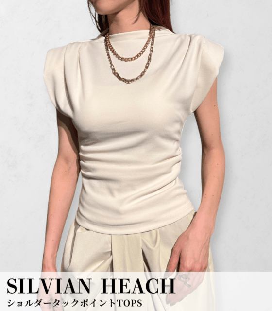 【SILVIAN HEACH】ショルダータックポイントTOPS★ITGPP26508