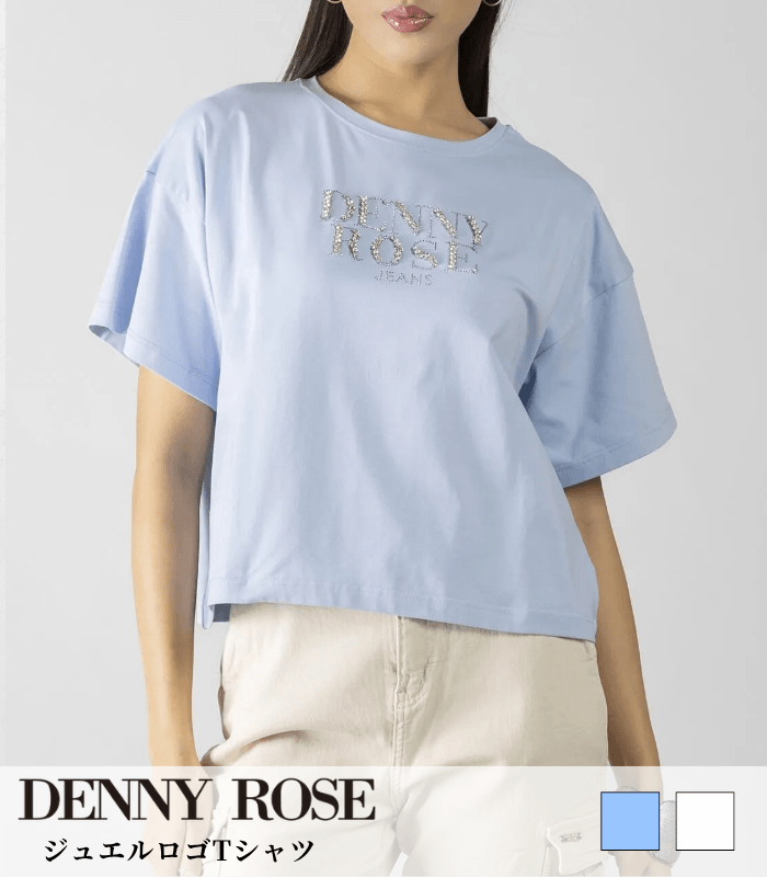 【DENNY ROSE】ジュエルロゴTシャツ★IT611ND64006