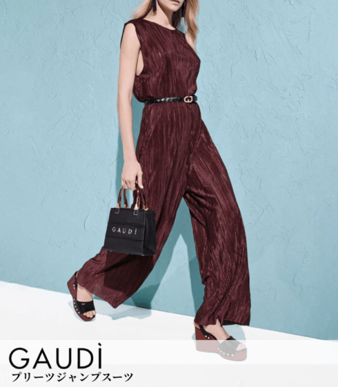 【GAUDI】プリーツジャンプスーツ★IT611BD15015