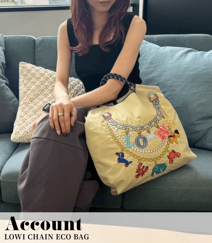 【Account MICALLE】LOWI CHAIN ECO BAG★MAF100GEE