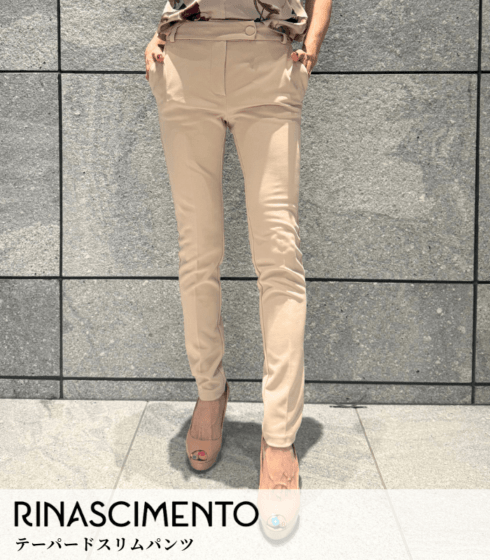【RINASCIMENTO】テーパードスリムパンツ★ITRIN130134