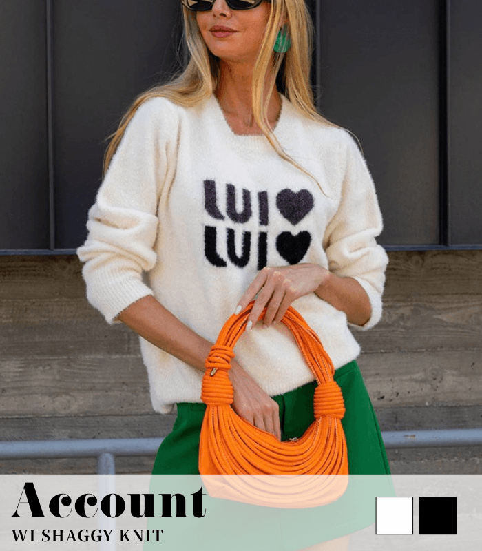 【期間限定販売10/26まで！】【Account MICALLE】WI SHAGGY KNIT★MAG101NEC