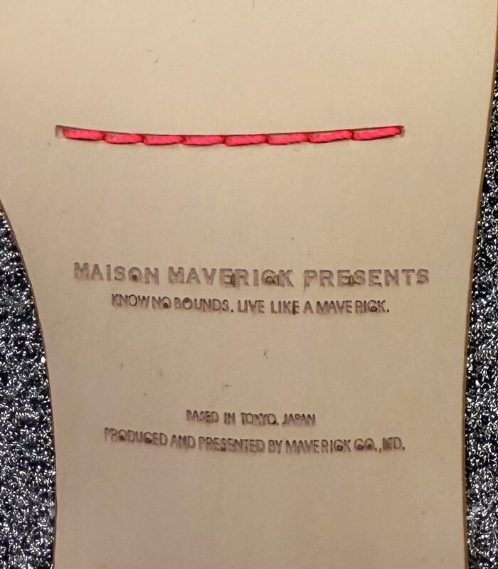 【MAISON MAVERICK PRESENTS】スパークルレ－スアップパンダル★☆MS2510