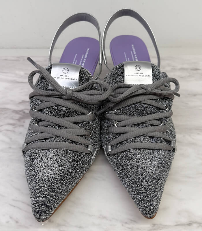 【MAISON MAVERICK PRESENTS】スパークルレ－スアップパンダル★☆MS2510