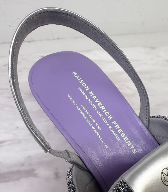 【MAISON MAVERICK PRESENTS】スパークルレ－スアップパンダル★☆MS2510