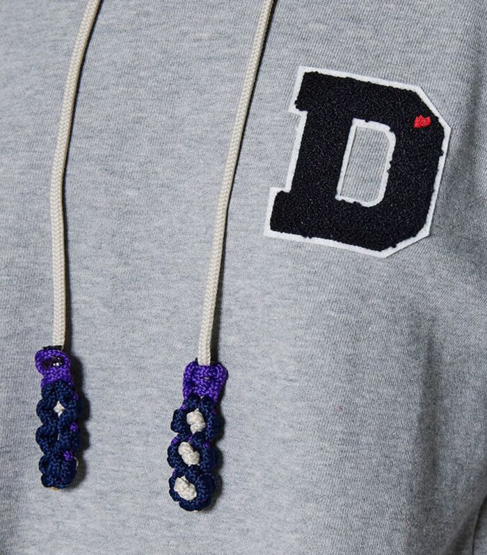 【DOUBLE STANDARD CLOTHING】Dロゴワッペン 裏毛フーディー★☆0508-180-261