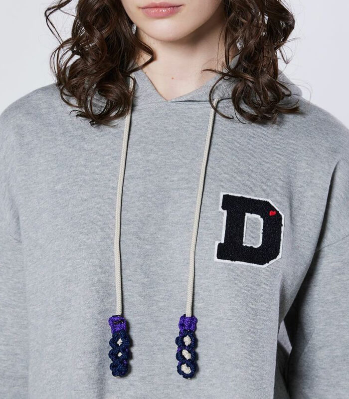 【DOUBLE STANDARD CLOTHING】Dロゴワッペン 裏毛フーディー★☆0508-180-261