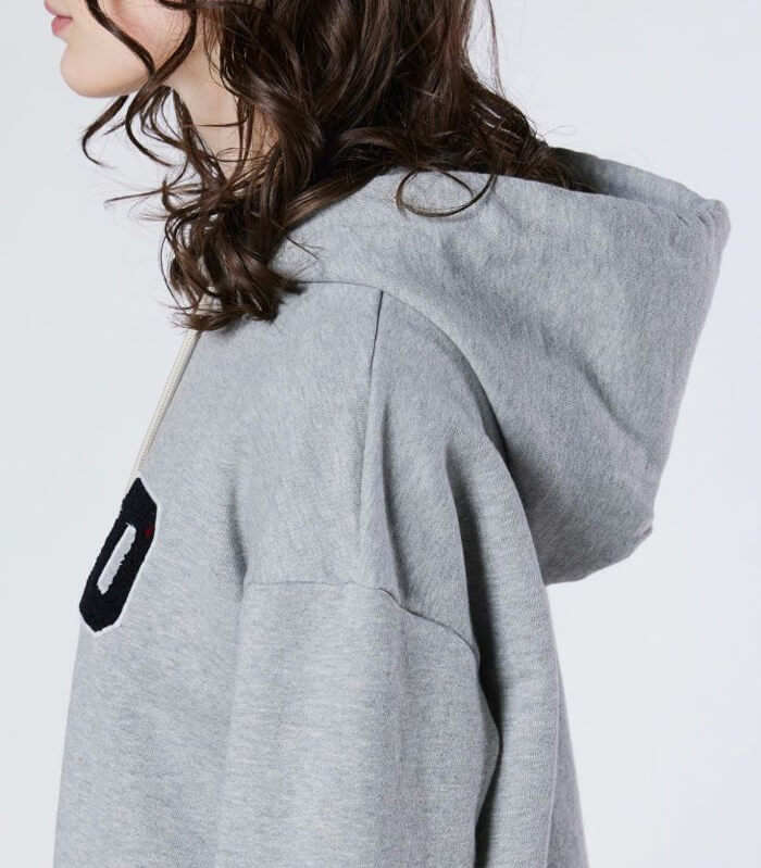 【DOUBLE STANDARD CLOTHING】Dロゴワッペン 裏毛フーディー★☆0508-180-261