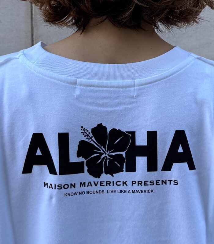 【MAISON MAVERICK PRESENTS】バックプリントミディアムスリーブTシャツ★☆MM5137