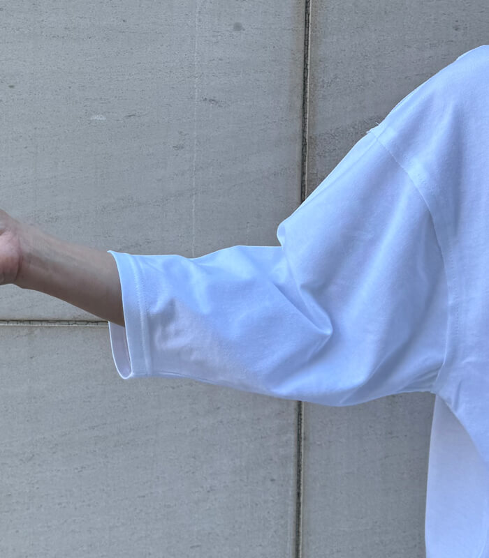 【MAISON MAVERICK PRESENTS】バックプリントミディアムスリーブTシャツ★☆MM5137