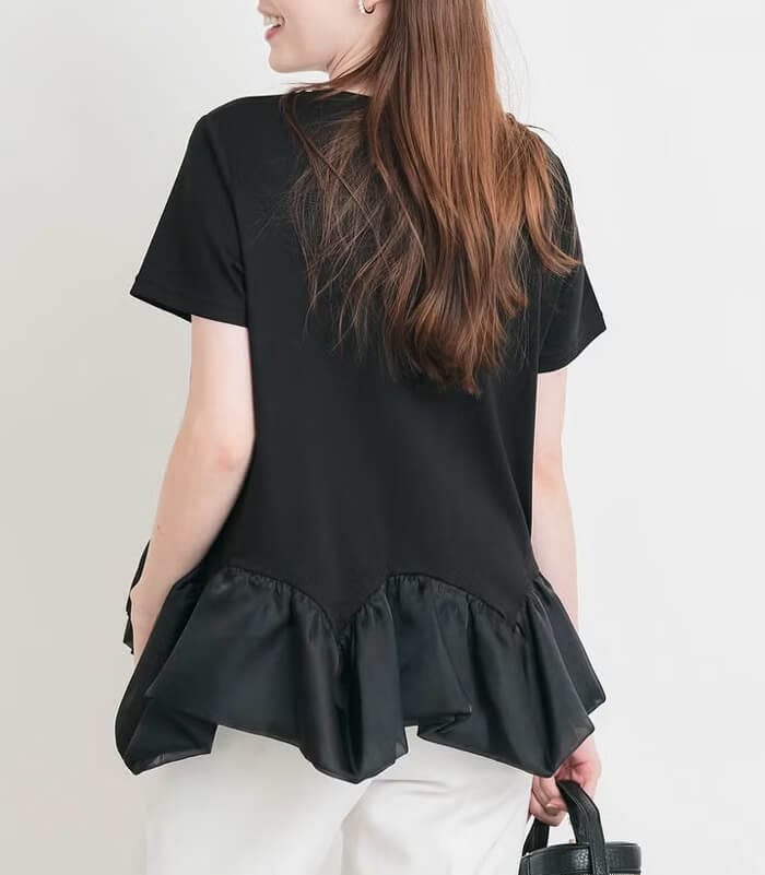【PICCIN PERLA】マーメイドペプラムプルオーバー★☆909010
