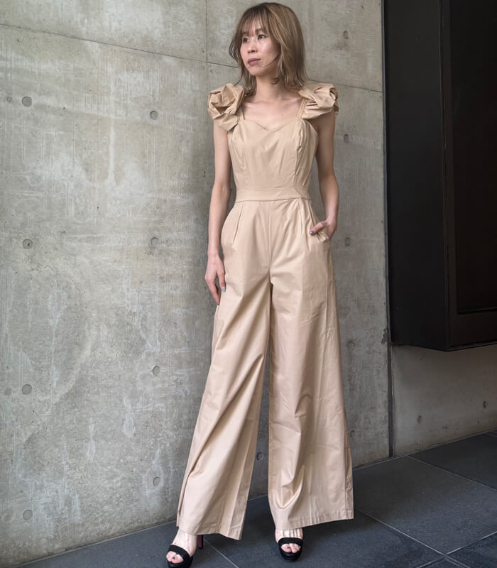 【Rinascimento】パフストラップオールインワン★RIN124489