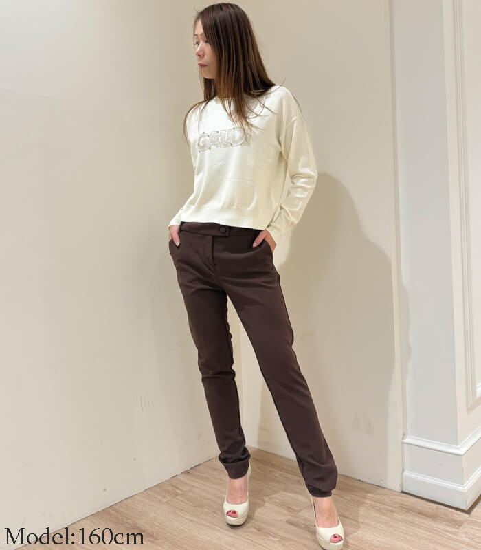 【SALE】【GAUDI】フロントビジューロゴポイントニット●☆IT521BD53023