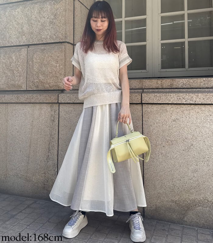 MoNiLE】シアーパネルフレアスカート☆IT002957 | WEAR,スカート