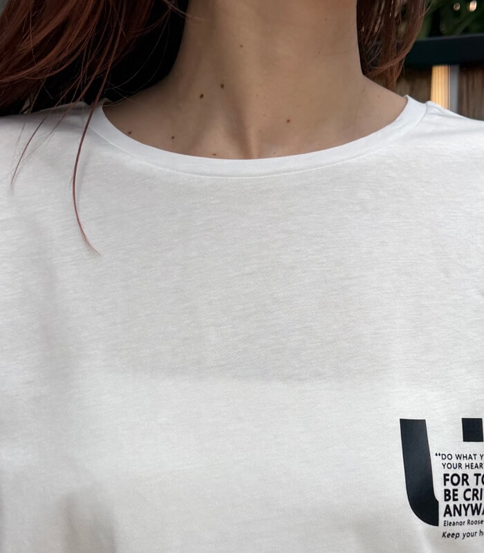【SALE】【LUGIVA】異素材配色ロゴTシャツ■☆IT202681