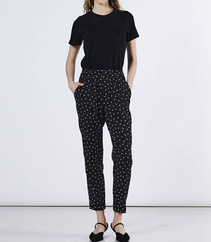 【DOUBLE STANDARD CLOTHING】DSロゴ刺繍Tシャツ★☆0208-010-253