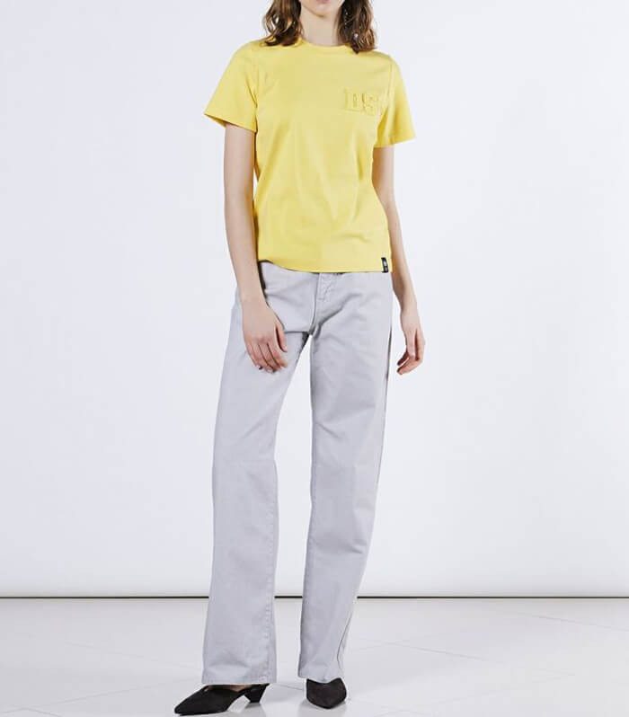 【DOUBLE STANDARD CLOTHING】DSロゴ刺繍Tシャツ★☆0208-010-253