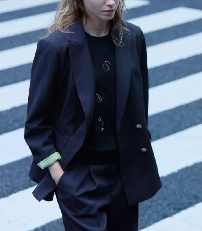 【BEATRICE】“BONJOUR”レタリングチュール刺繍 5分袖プルオーバー★☆E99408