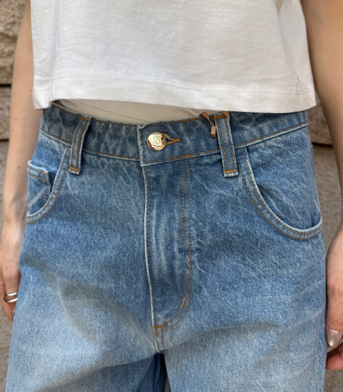 【SALE】【RINASCIMENTO】ダーツポイントバルーンデニムパンツ■☆ITRIN125188