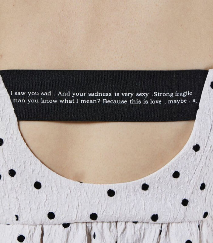 【DOUBLE STANDARD CLOTHING】ドットフロッキージャガードキャミソール★☆0204-160-253