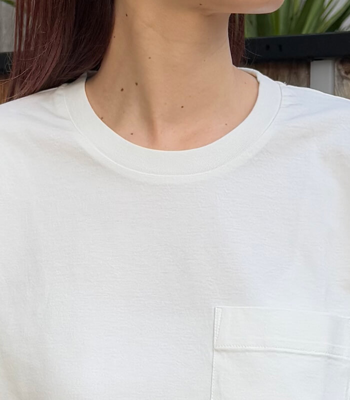 【DOUBLE STANDARD CLOTHING/ESSENTIAL】天竺 メッセージバックプリントロンTシャツ★☆2508-000-261