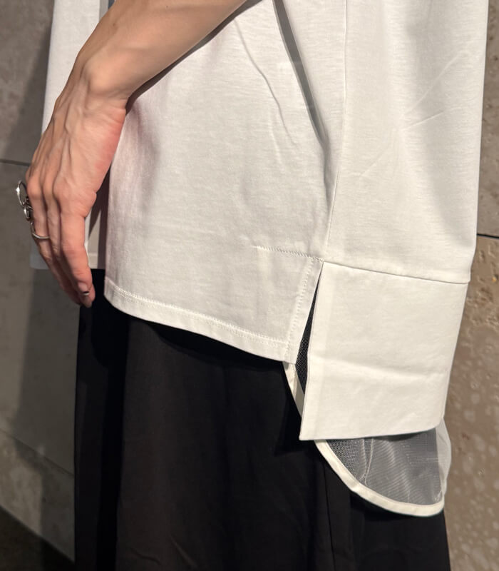 【SALE】【LUGIVA】バックシアーデザインカットソー■☆IT202479