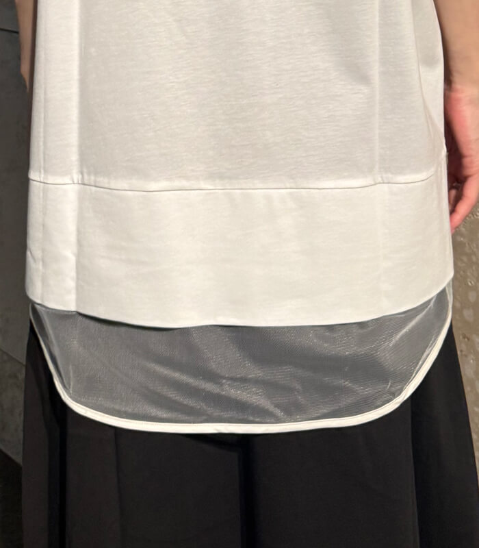 【SALE】【LUGIVA】バックシアーデザインカットソー■☆IT202479