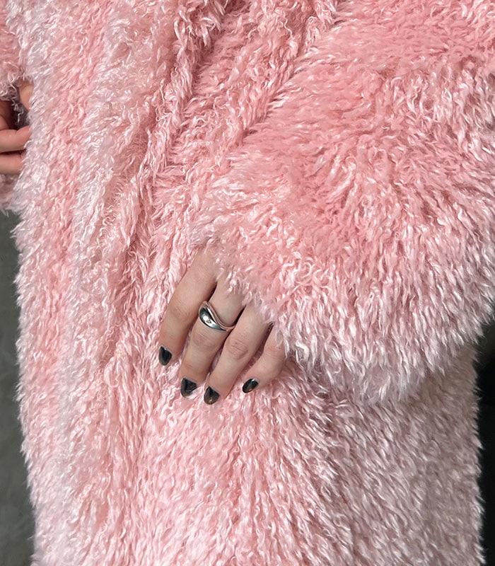 【SALE】【DOS DIOSAS】ロングプードルファーコート●☆D8345