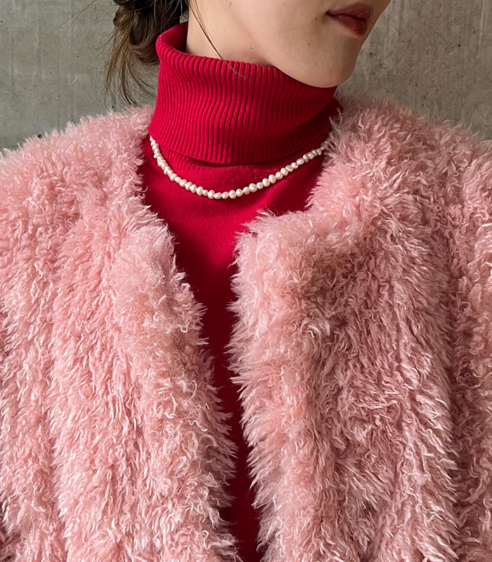 【SALE】【DOS DIOSAS】ロングプードルファーコート●☆D8345