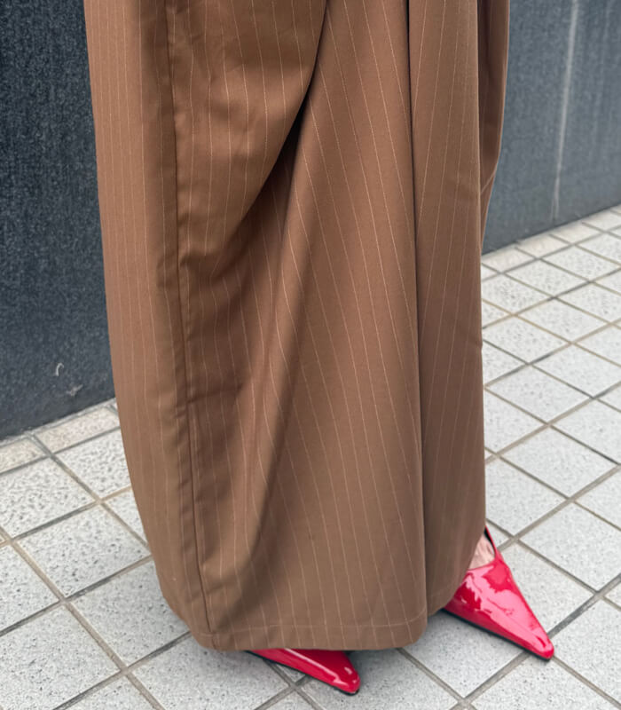 【Dignite collier】タックデザインパンツ★80256037