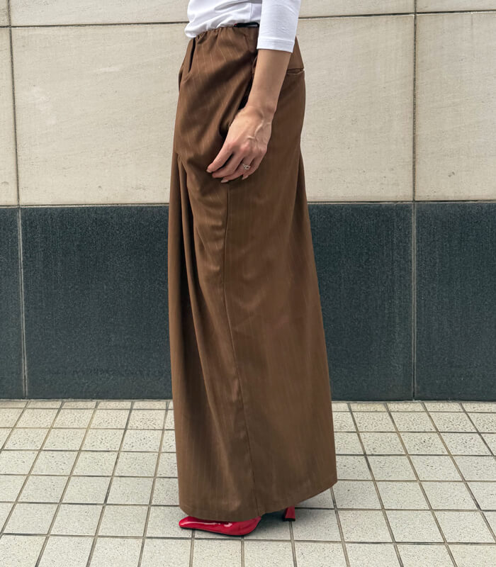 【Dignite collier】タックデザインパンツ★80256037
