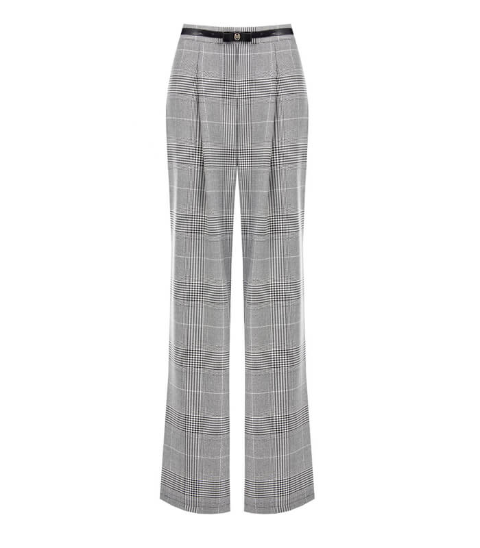 【RINASCIMENTO】チェック柄ワイドパンツ★ITRIN125186