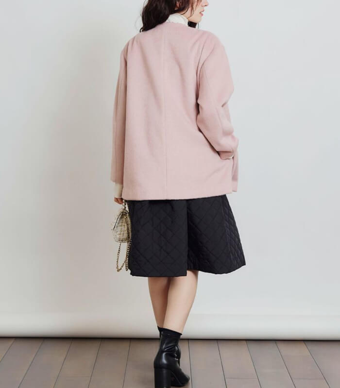 【PICCIN PERLA】フロントフリルショートコート★☆907460