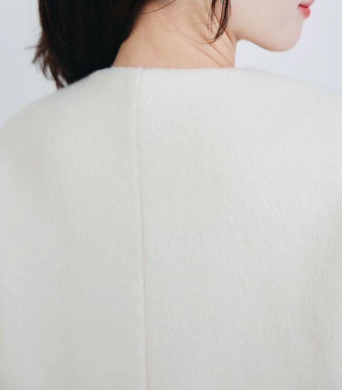 【PICCIN PERLA】フロントフリルショートコート★☆907460