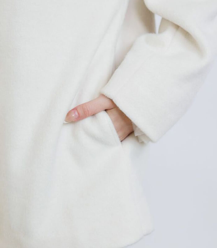 【PICCIN PERLA】フロントフリルショートコート★☆907460