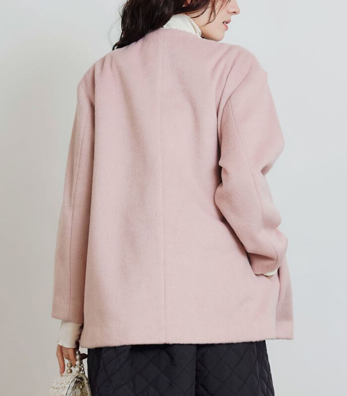 【PICCIN PERLA】フロントフリルショートコート★☆907460