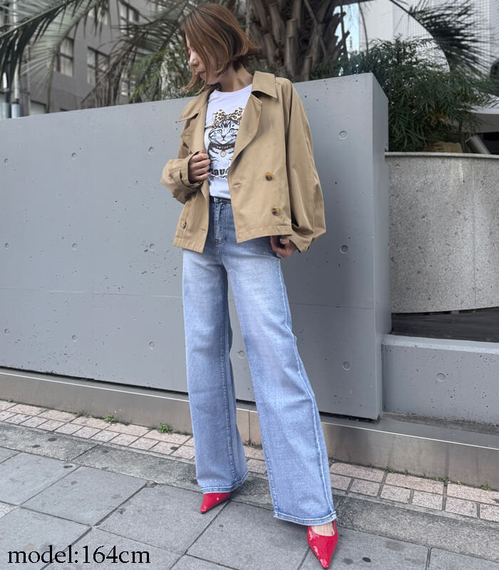 【GAUDI】CATプリントロゴTシャツ★☆IT611BD64072