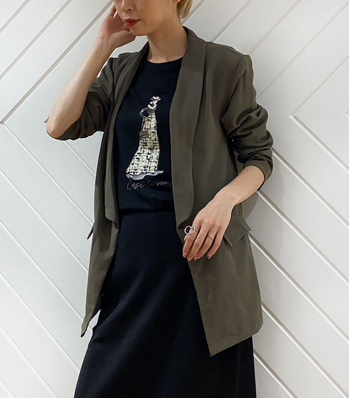 【SALE】【DESERT ROSE】タキシードカラージャケット●☆TJK-20