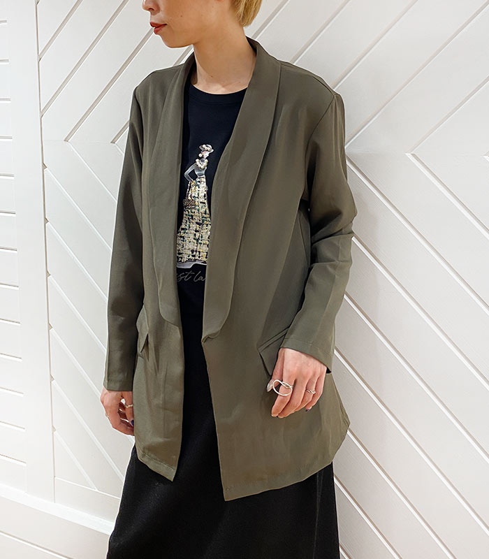 【SALE】【DESERT ROSE】タキシードカラージャケット●☆TJK-20