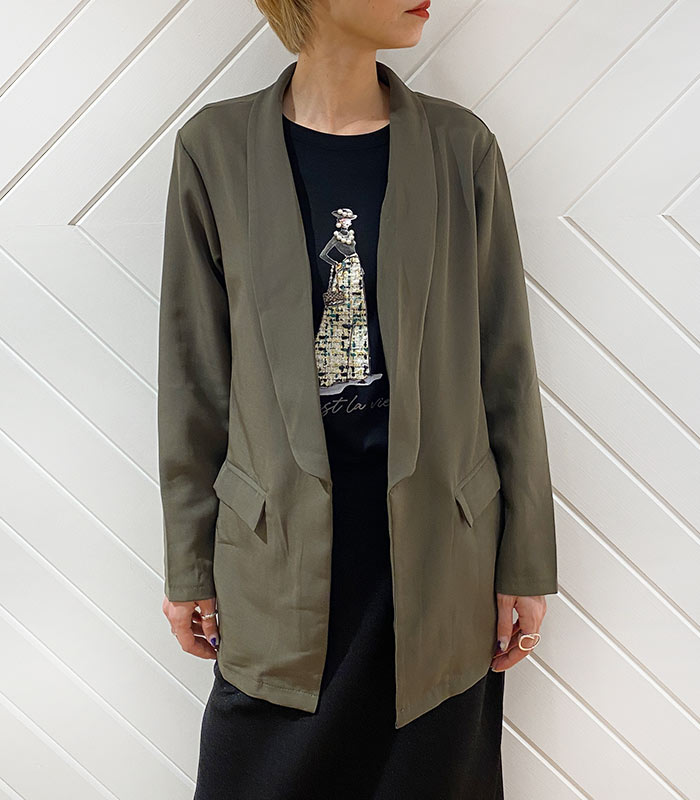 【SALE】【DESERT ROSE】タキシードカラージャケット●☆TJK-20