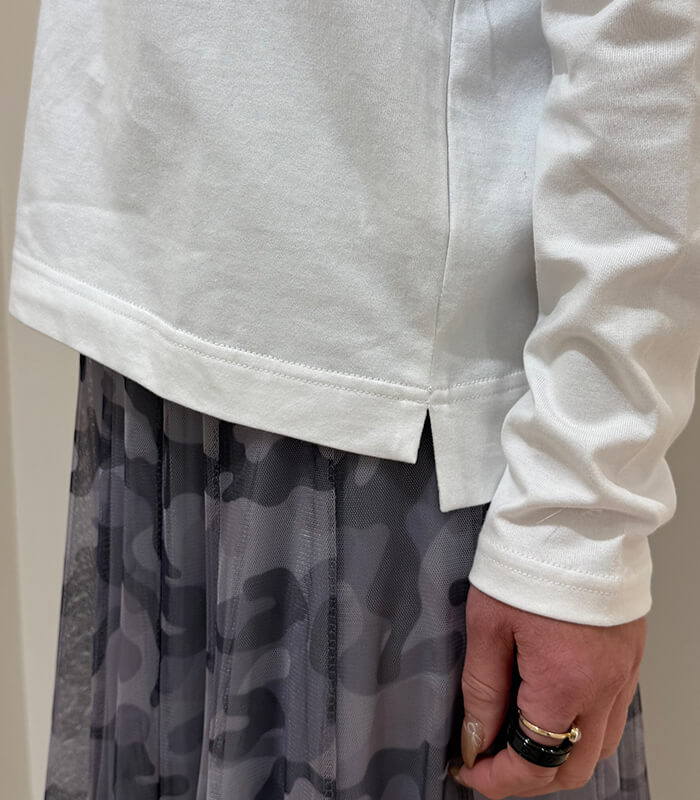 【ETOIL eSIGNE】星クリスタルクルーネックロンTシャツ★☆2407109