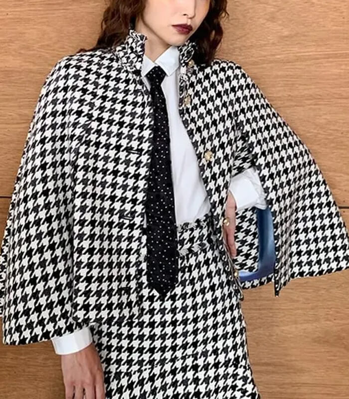 Adonisis】千鳥格子ツィードケープコートS25302 | WEAR,アウター